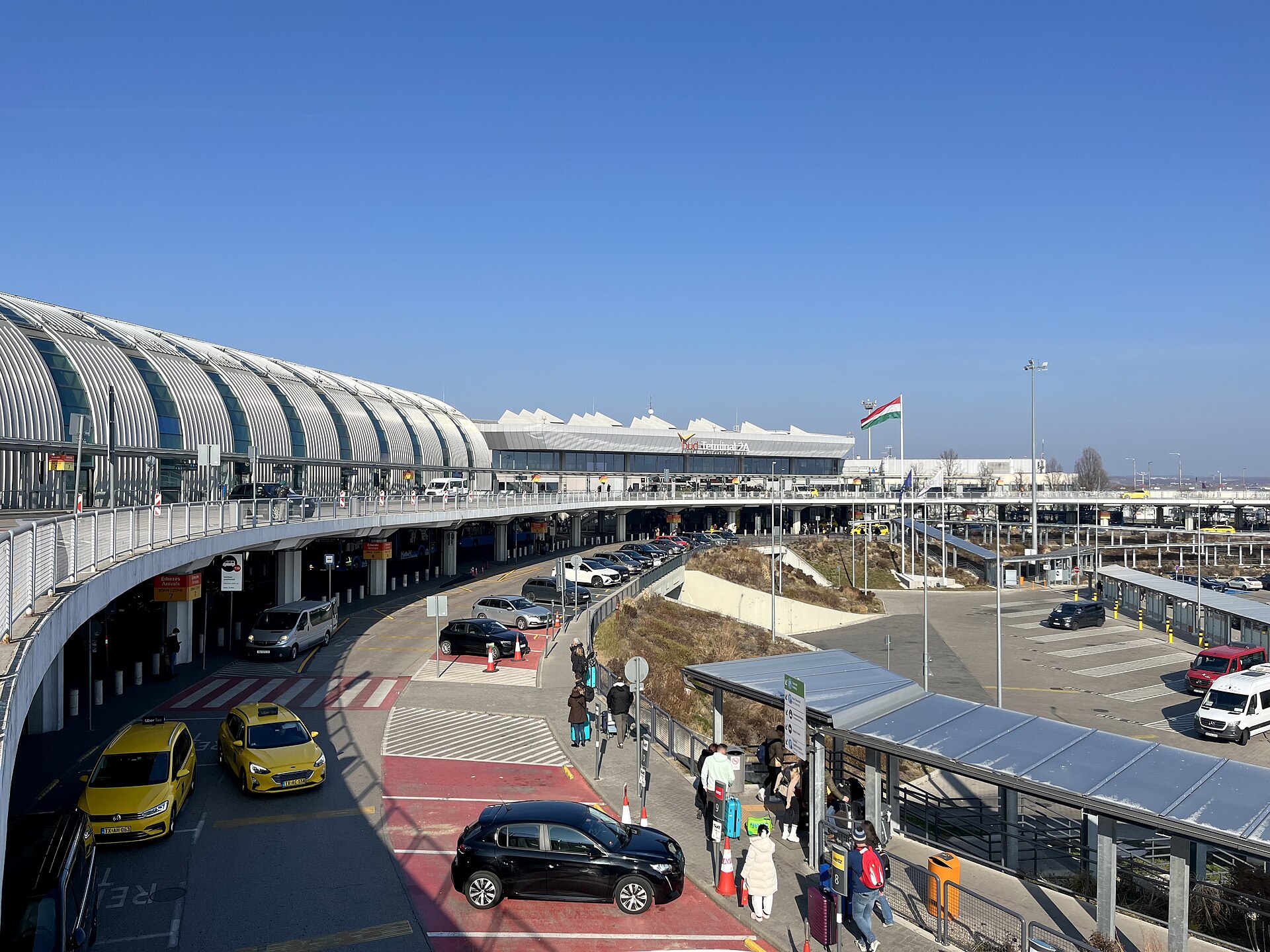 Terminalen på Budapest Liszt Ferenc flygplats