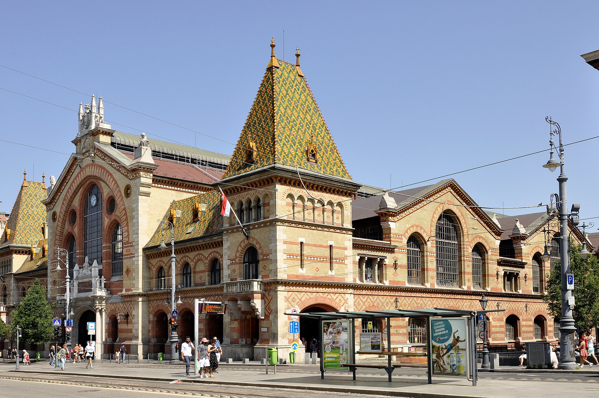 Stora saluhallen i Budapest